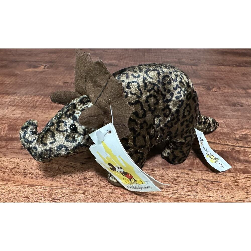 Disney World Triceratops Dinosaur Beanie Plush